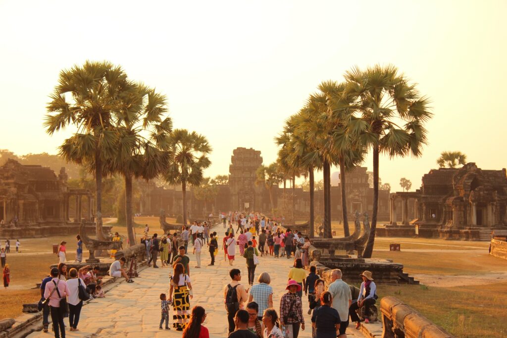 Mit einer Reisegruppe Angkor entdecken